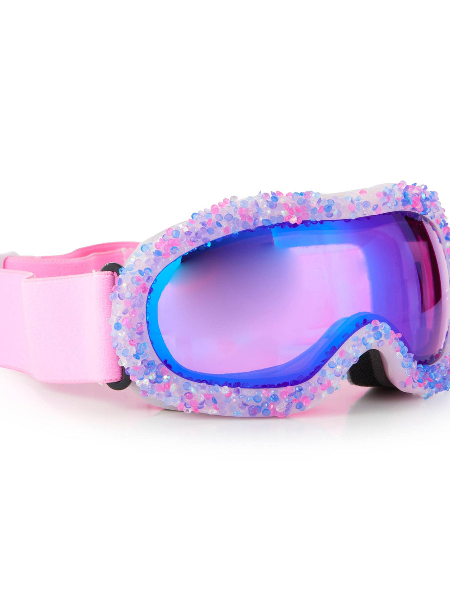 Bling2O Kid's Ski Snowboard Goggles Purple Crystals – minimono.ca