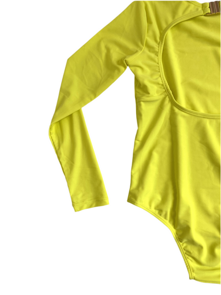 Enci Lemon long sleeve UPF50+ swimsuit