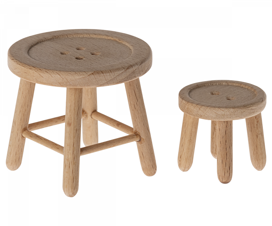 Maileg Table and Stool Set (Mouse)