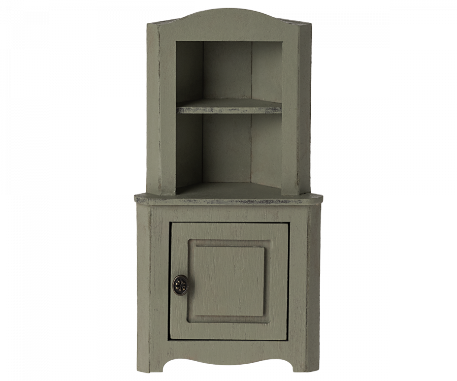 Maileg Corner Cabinet - Light Green (Mouse)