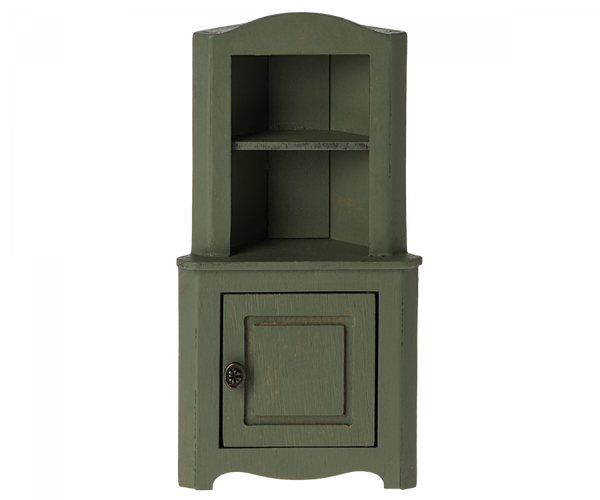 Maileg Corner Cabinet - Dark Green (Mouse)