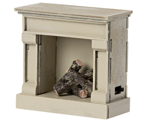 Maileg fireplace off-white