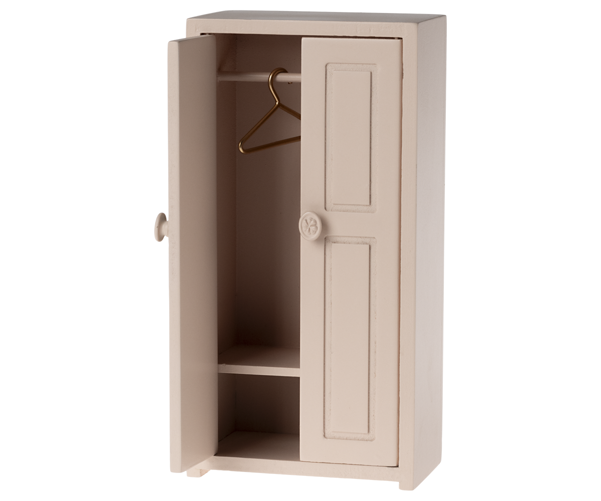 Maileg wooden closet - light rose