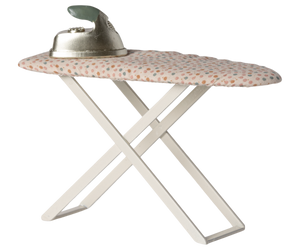 Maileg Iron and ironing board, Mouse polka dot