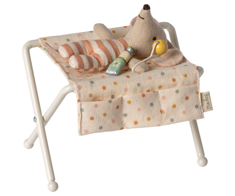 Maileg baby mouse nursery table - off white