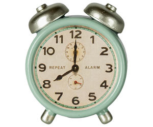 Maileg Alarm clock, Mouse - Mint