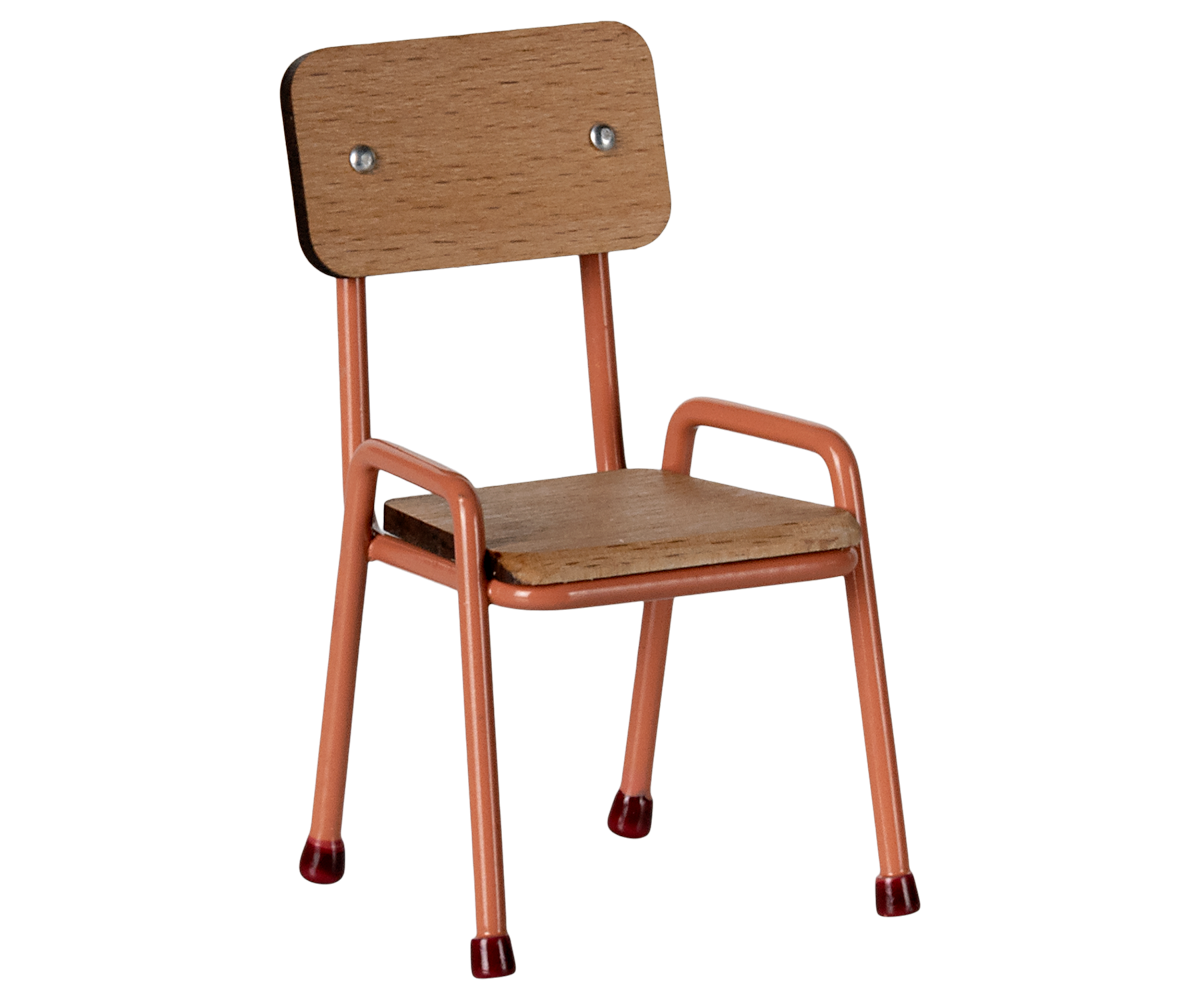 Maileg Chair, Mouse - Coral