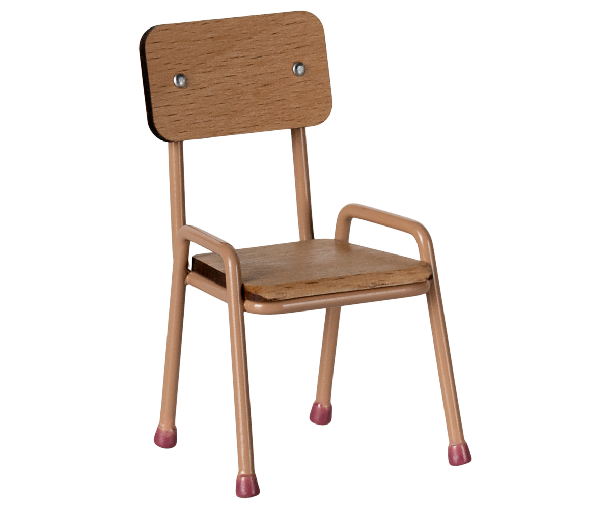 Maileg Chair, Mouse - Dark powder