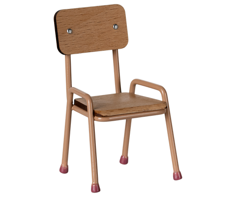 Maileg Chair, Mouse - Dark powder