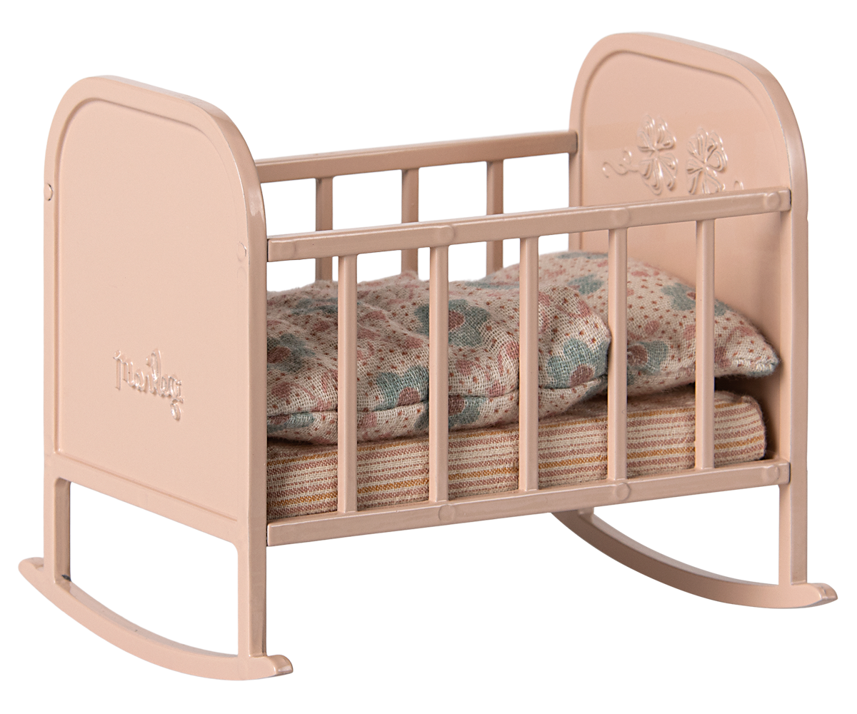 Pre-order Maileg Cradle, My - Light rose