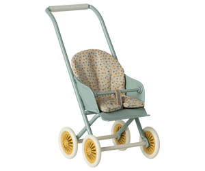 Pre-order Maileg Stroller, Micro - Mint