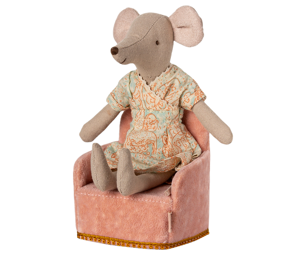 Pre-order Maileg Folding chair, Mouse - Rose