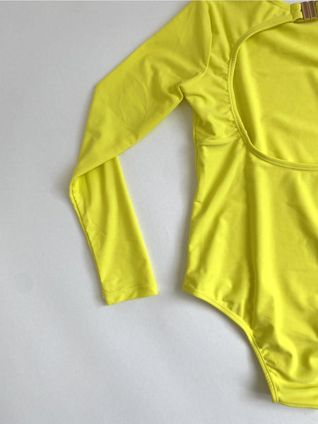 Enci Lemon long sleeve UPF50+ swimsuit