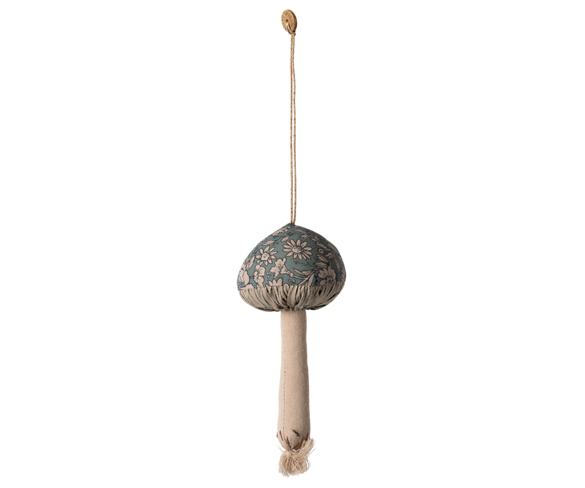 Maileg mushroom ornament - blossom, green