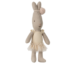 Pre-order Maileg  Rabbit, Micro - Ballet suit and skirt cream