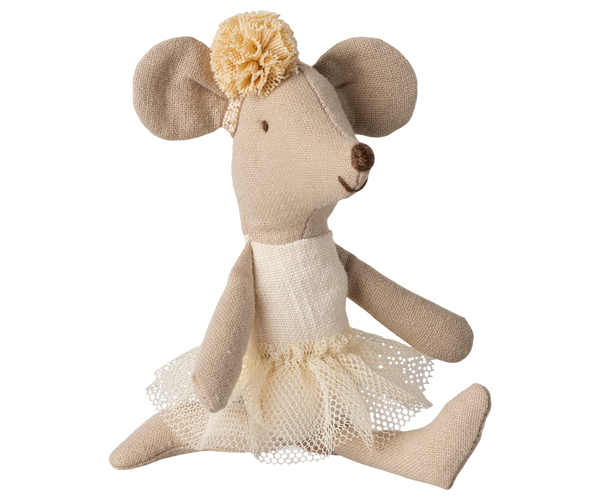 Maileg ballerina little sister Mouse - Off-white