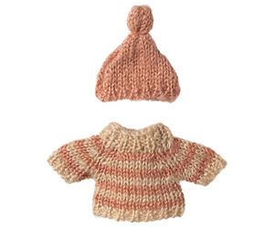 Maileg knitted sweater and hat for big sister mouse - 2024