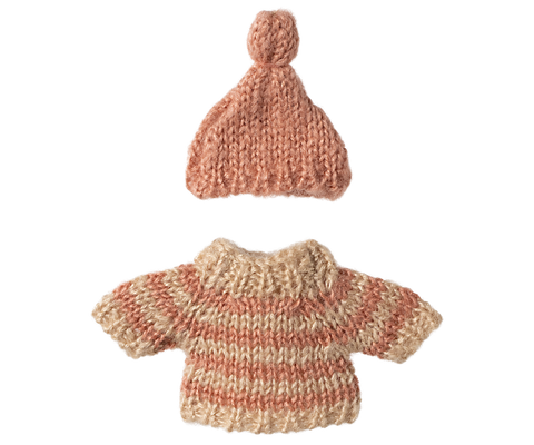 Maileg knitted sweater and hat for big sister mouse - 2024