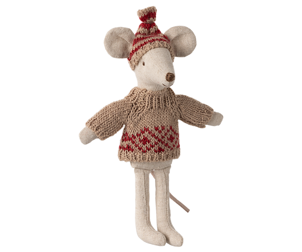 Maileg knitted sweater and hat for mum mouse - 2024