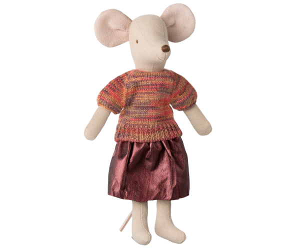 Pre-order Maileg Skirt and knitted blouse, Mum mouse