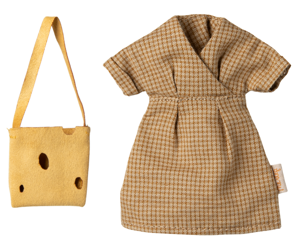 Pre-order Maileg Dress and bag, Mum mouse