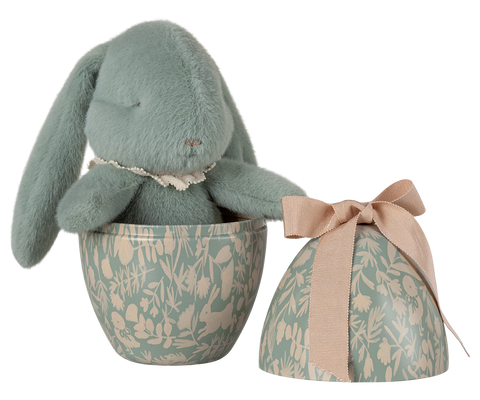 Pre-order Maileg Easter egg with bunny - Mint