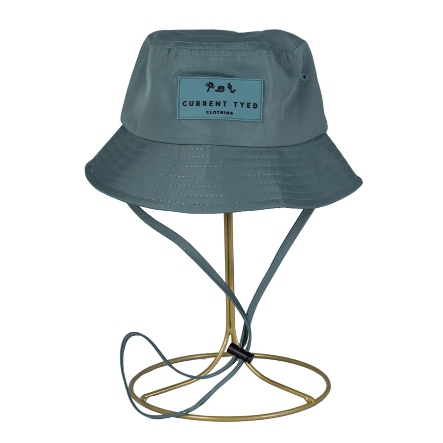 Current Tyed waterproof bucket hat Slate Blue