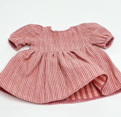 Candy Cane Stripe doll dress