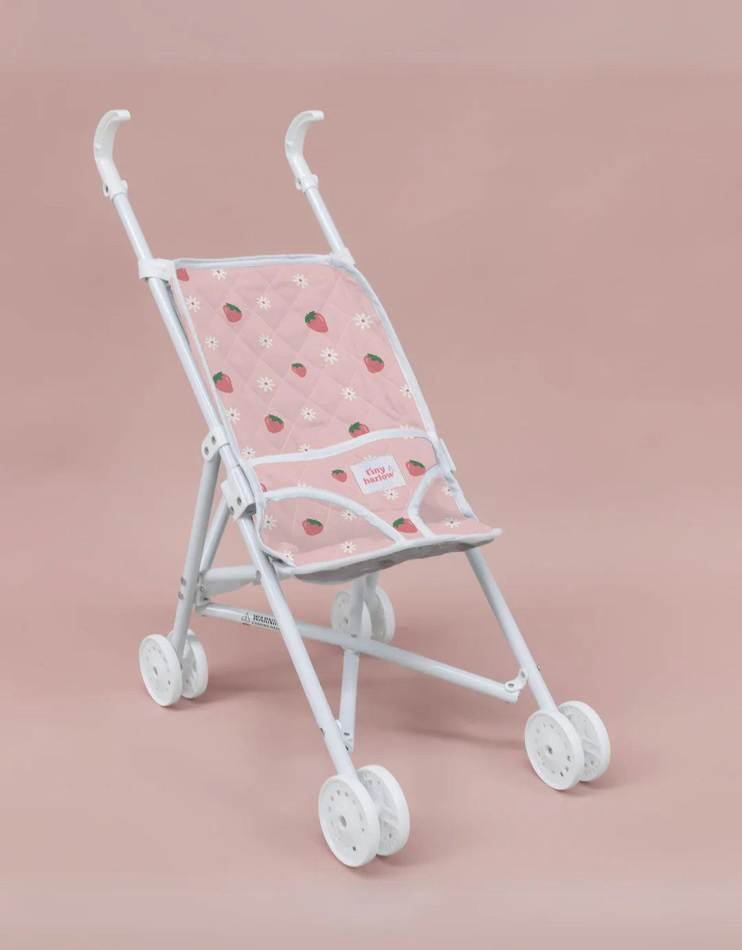 Tiny Harlow blush strawberry doll stroller