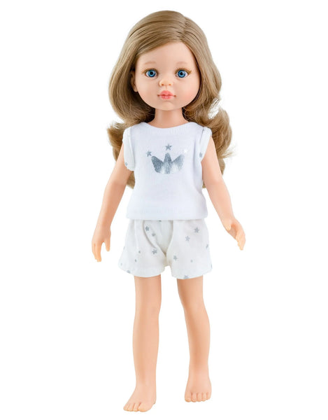 Paola Reina las amigas Carla doll in pyjamas 32 cm