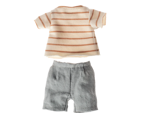 Maileg shorts and stripe tee Size 1