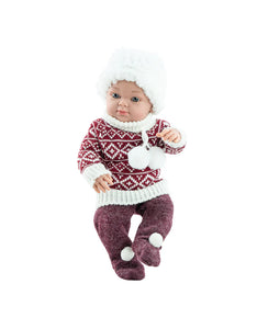 Paola Reina Mini Pikolin Christmas Doll in box - boy