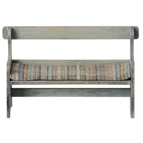 maileg bench for mice off white