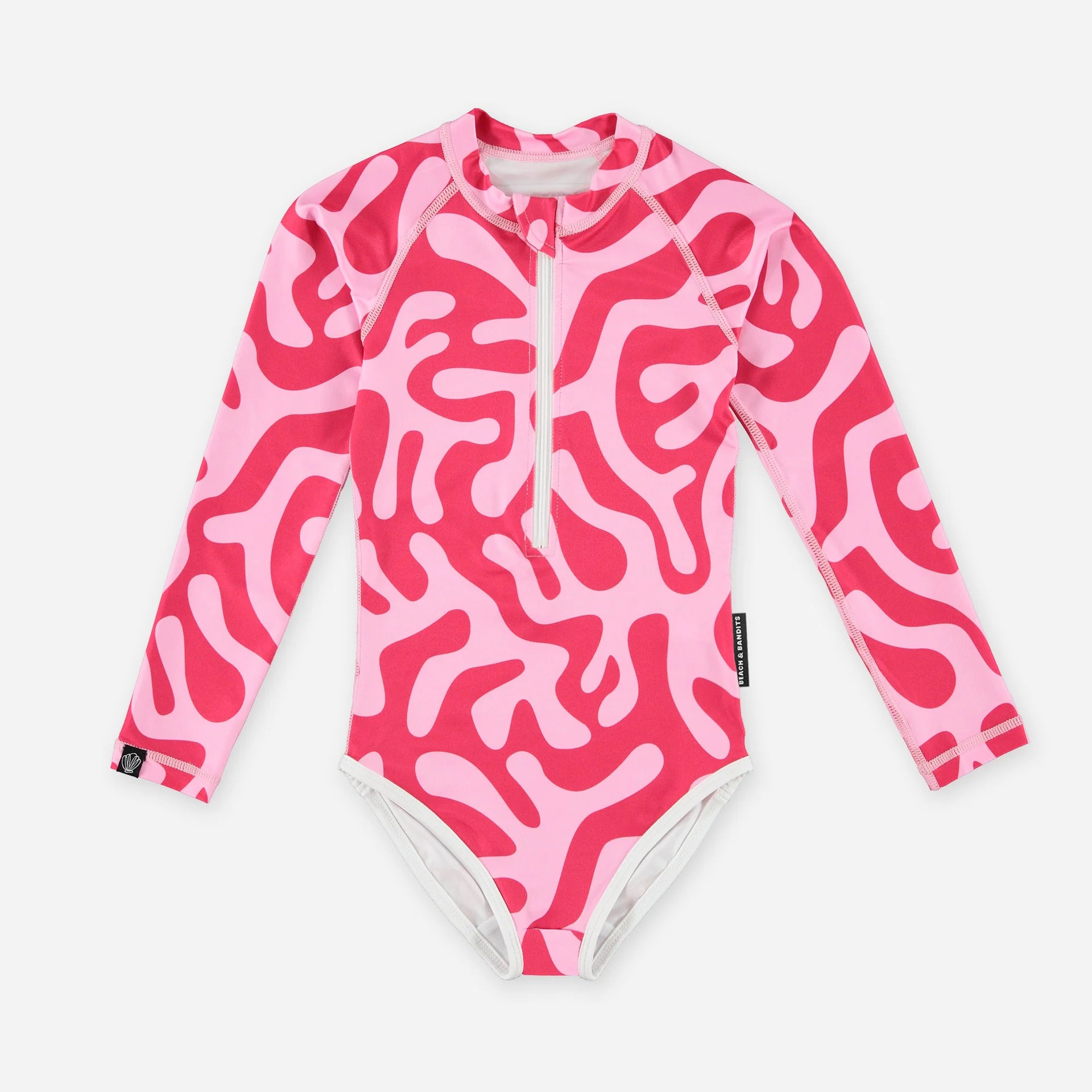 beach & bandits Coral Reef Pink upf50+ swimsuit