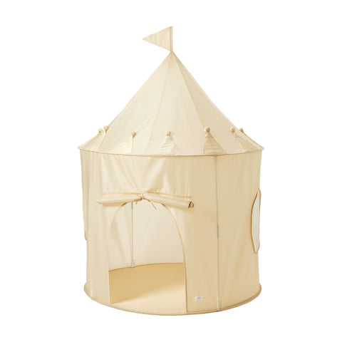 Recycled Fabric Play Tent Castle 3 Sprouts Beige