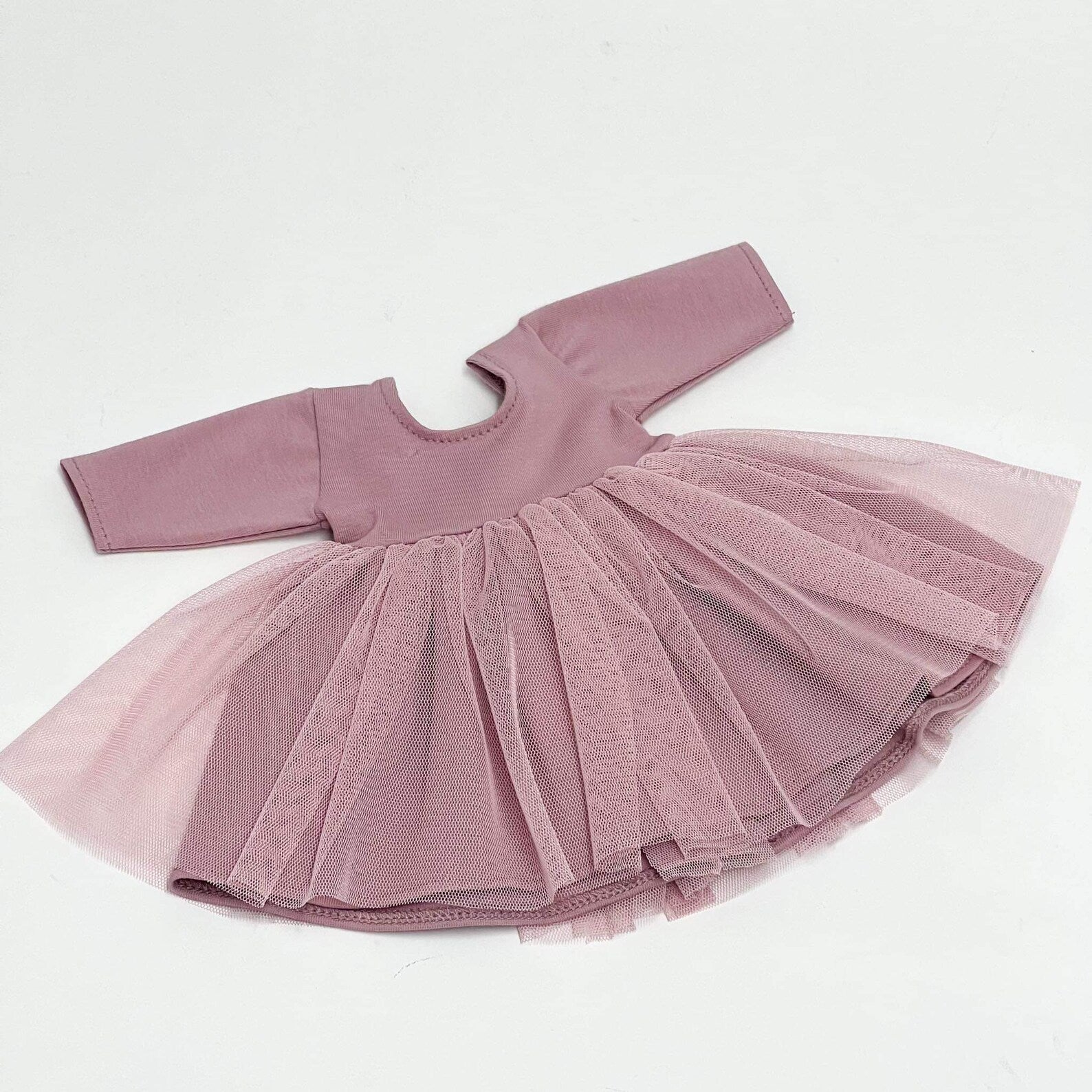 premium dusty purple doll dress for 38/34/32 cm doll