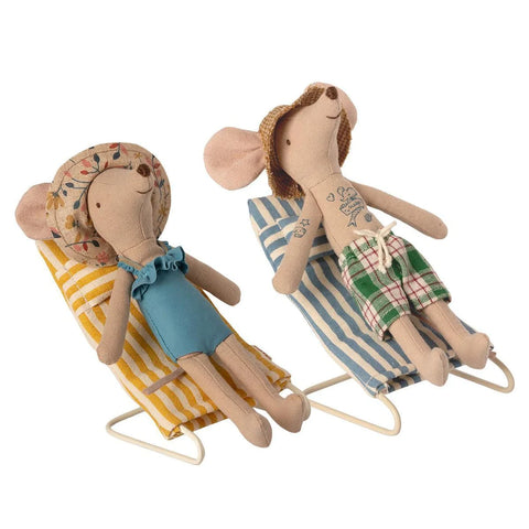 Maileg mouse beach chair set