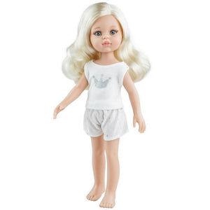 Paola Reina las amigas Claudia doll in pyjamas 32 cm in box